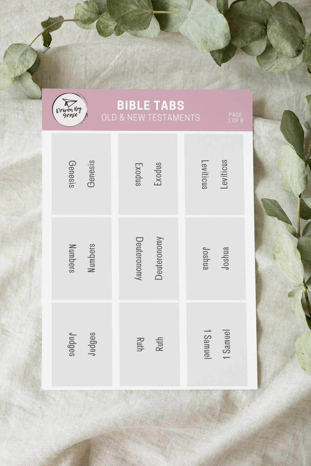 Bible Tabs | Neutral Gray